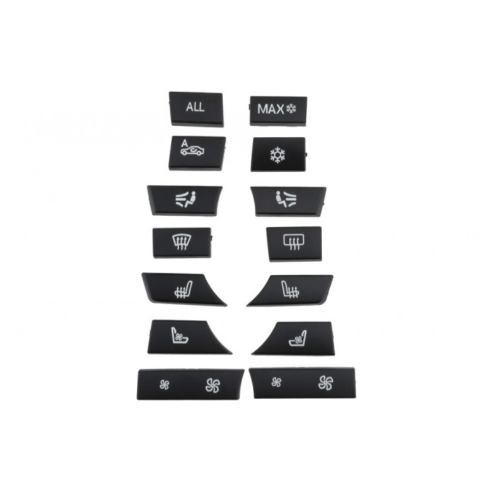 14 Boutons de Commande Climatisation Ventilation Pour Bmw Série 5 61319313923