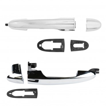 x2 Poignée de Porte extérieure Avant Gauche+Droit Pour Fiat 500L 735553380