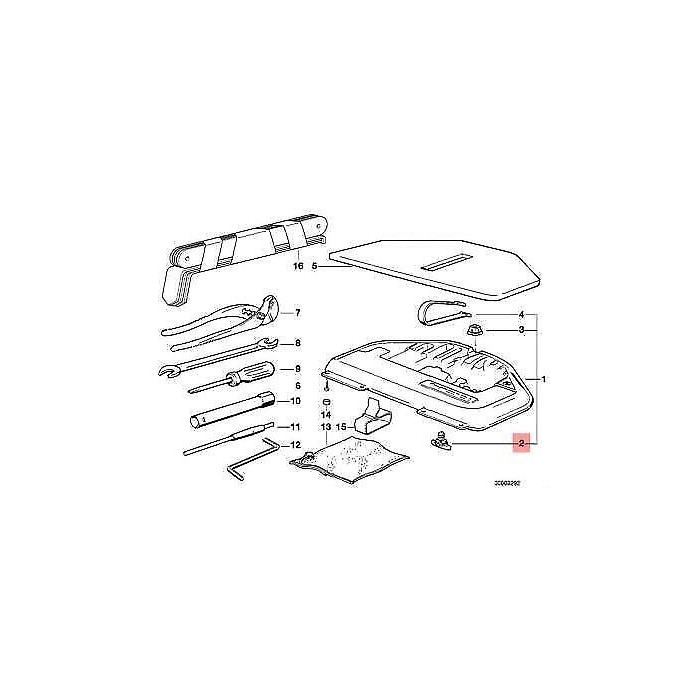 Vis de Coffre Fermeture Pour Bmw Série 3 E46 71111179444