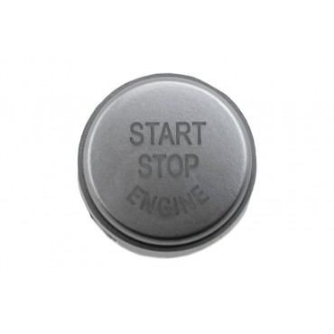 Bouton Démarrage Start and Stop Argent Pour Bmw Série 5 7 6 61319153832