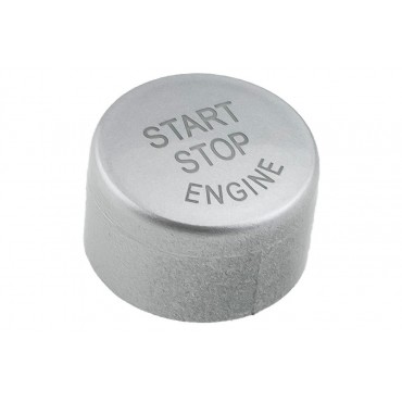 Bouton Démarrage Start and Stop Argent Pour Bmw Série 5 7 6 61319153831