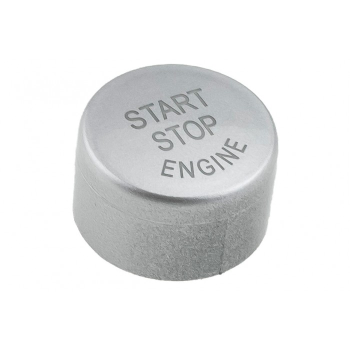 Bouton Démarrage Start and Stop Argent Pour Bmw Série 5 7 6 61319153831