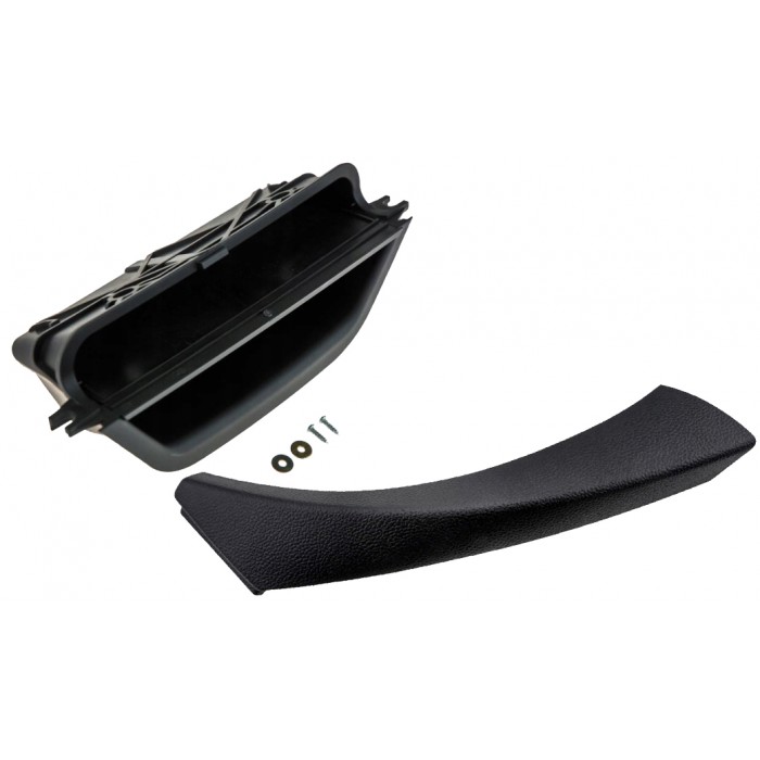 x2 Poignée de Porte intérieure Gauche+Droite Noire Cache Pour Bmw 3 51419150336