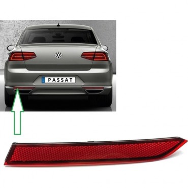 Pare Choc Réflecteur Arrière Gauche Pour Vw Passat - à partir de 2015 3G0945105A