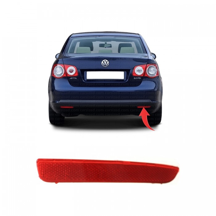 Pare Choc Réflecteur Arrière Droit Pour Vw Jetta III 2006-2010 1K5945106