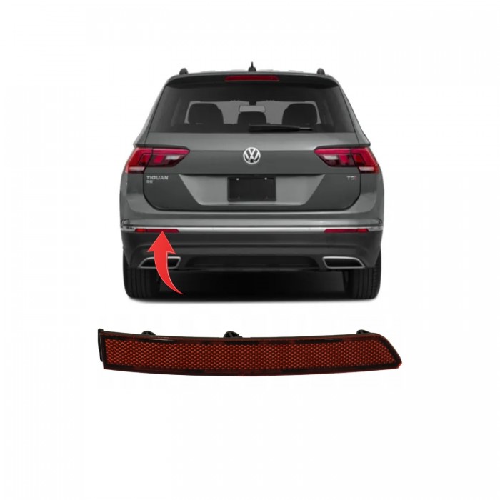 Pare Choc Réflecteur Arrière Gauche Pour Vw Tiguan - à partir de 2017 5NA945105A