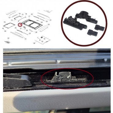 Kit Réparation de Toit Ouvrant Pour Jeep Renegade - à partir de 2015 7736844546