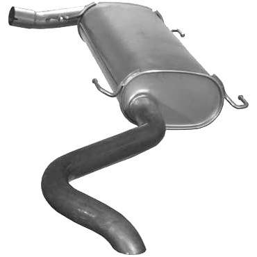 Silencieu Arrière de Pot d'échappement Pour Citroën Jumper II 1606619580