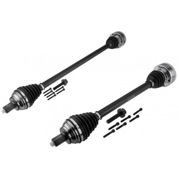 x2 Cardan Arbre de Transmission Avant Gauche+Droit Pour Vw Golf 1K0407272DM