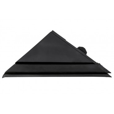 Moulure Triangle Retro Gauche Noir Brillant Pour Fiat 500 500 C 735426887