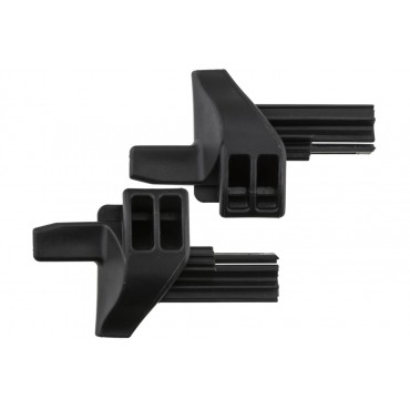 2 Clips de Plage Arrière Noir Pour Mercedes Classe A B A16969302849051