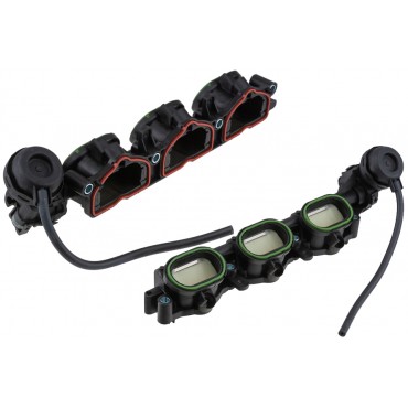 x2 Collecteur d'Admission Gauche+Droit Pour Audi A4 A5 A6 A7 A8 Q7 06E133109BC