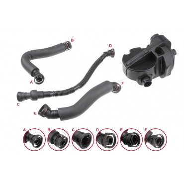 Kit de Réparation Séparateur d'Huile Pour Bmw Série 1 E87 3 E90 11157533336
