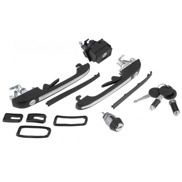 Kit Barillet Serrure de Porte Neiman Pour Vw Golf II 1983-1992 191898081