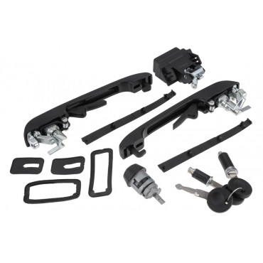 Kit Barillet Serrure de Porte Neiman Pour Vw Golf II 1983-1992 191898081