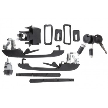 Kit Barillet Serrure de Porte Neiman Pour Vw Golf II 1983-1992 191898081