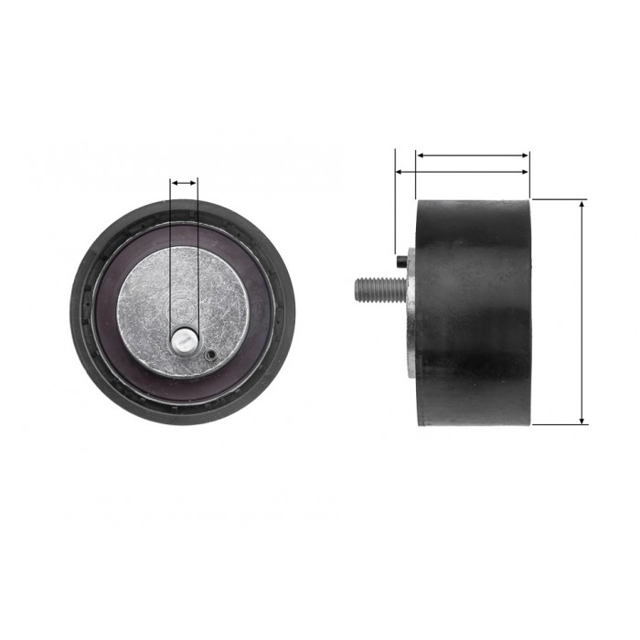 Poulie Galet Courroie Enrouleur Pour Fiat Ducato 2006-2019 5802716245 504334710