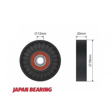 Poulie Galet Courroie Enrouleur Pour Hyundai Accent I II III Coupe I 2312929700