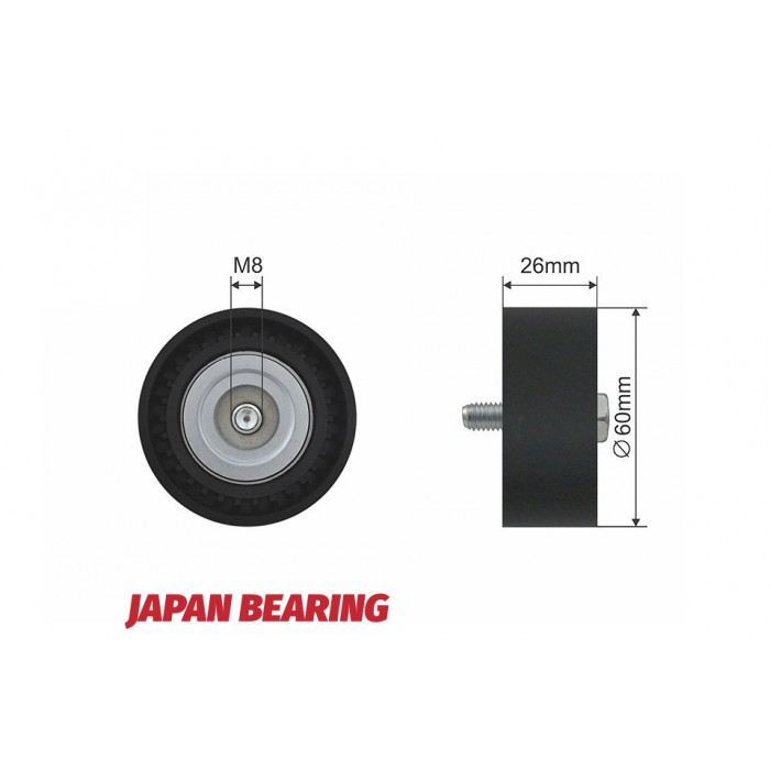 Poulie Galet Courroie Enrouleur Pour Land Rover Freelander II BJ3219A216AA