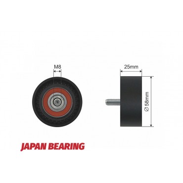 Poulie Galet Courroie Enrouleur Pour Mercedes Classe A B A2662020419 2662020419