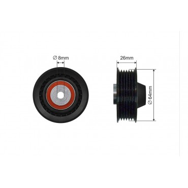 Poulie Galet Courroie Enrouleur Pour Mercedes 124 Classe C E G S Sl 6652003170