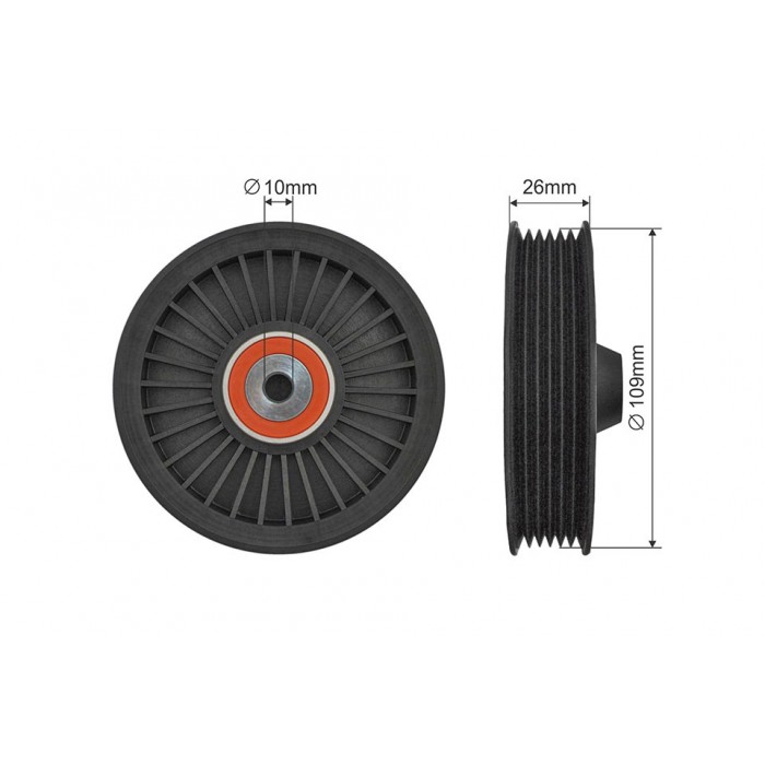 Poulie Galet Courroie Enrouleur Pour Jeep Grand Cherokee II A6112300342