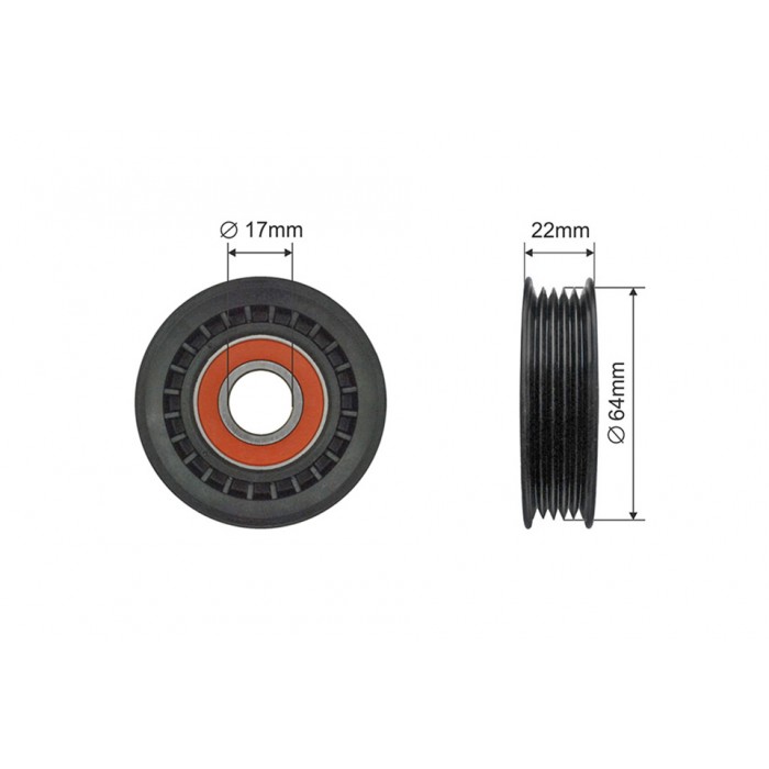 Poulie Galet Courroie Enrouleur Pour Mercedes Classe A B Vaneo 6402020319
