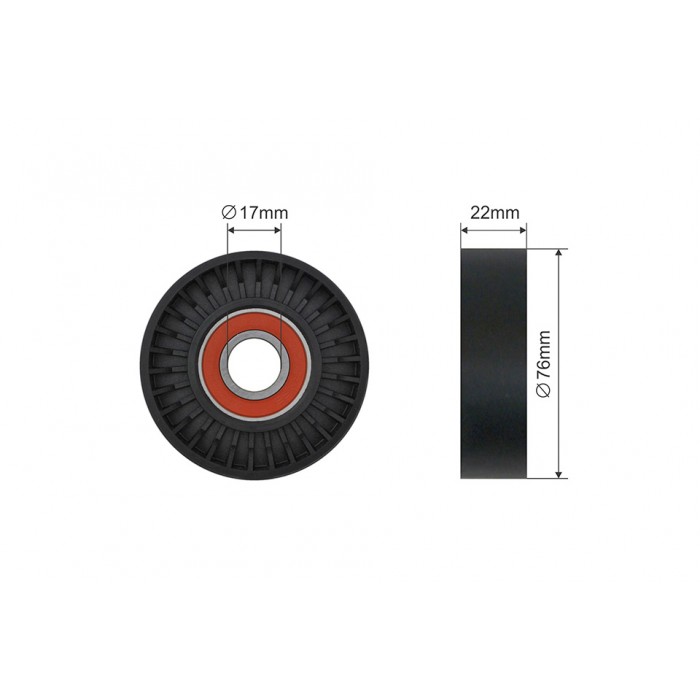 Poulie Galet Courroie Enrouleur Pour Mercedes Classe A Cls Vaneo A6682002270