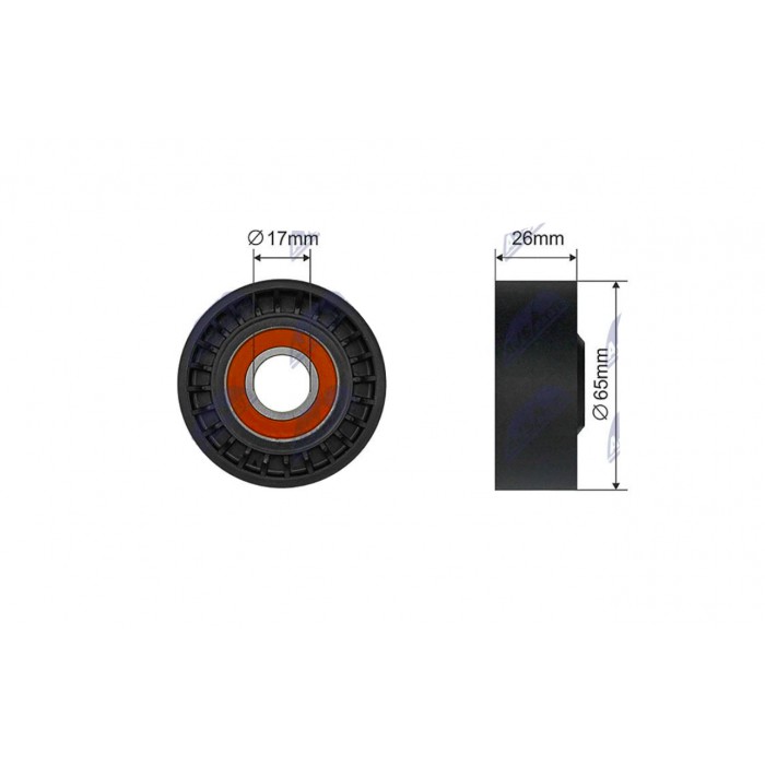 Poulie Galet Courroie Enrouleur Pour Mercedes Classe C E Glc Slc Slk A2742002000