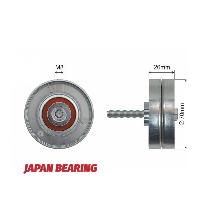 Poulie Galet Courroie Enrouleur Pour Mazda 3 6 Cx-7 LFH115940A L32715940A