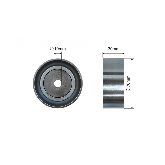 Poulie Galet Courroie Enrouleur Pour Fiat Fullback Mitsubishi Asx L200 1341A051