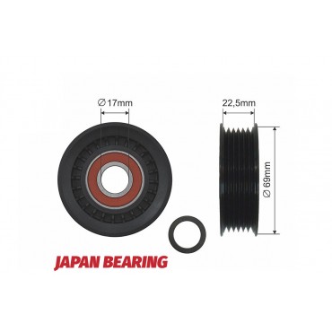 Poulie Galet Courroie Enrouleur Pour Opel Signum Vectra C 5636437 97312464