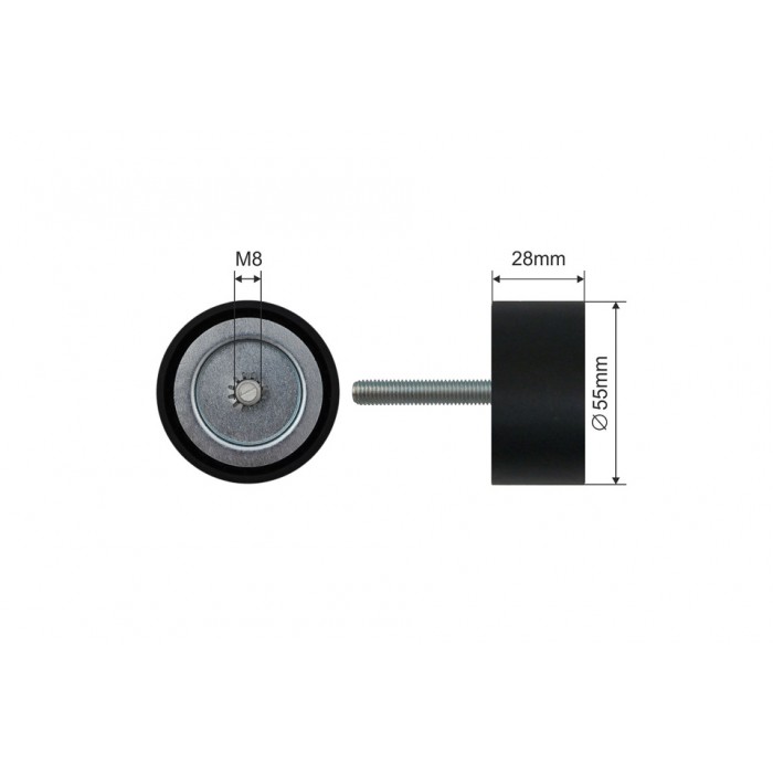 Poulie Galet Courroie Enrouleur Pour Opel Astra J Cascada Insignia A B 636615