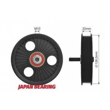 Poulie Galet Courroie Enrouleur Pour Dacia Logan Nissan Almera II 7700274039