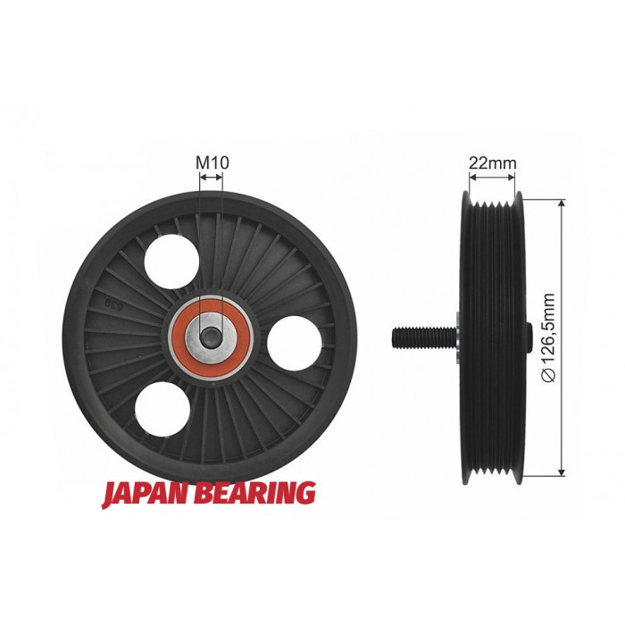 Poulie Galet Courroie Enrouleur Pour Dacia Logan Nissan Almera II 7700274039