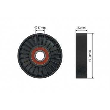 Poulie Galet Courroie Enrouleur Pour Saab 9-3 9-5 5172309