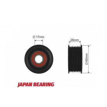 Poulie Galet Courroie Enrouleur Pour Suzuki Grand Vitara II 1.9 DDiS 9513176K00