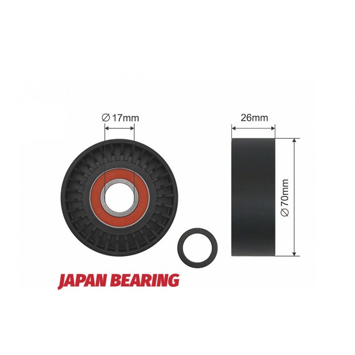 Poulie Galet Courroie Enrouleur Pour Toyota Auris Avensis Celica 1662022012