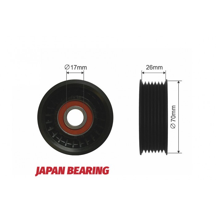 Poulie Galet Courroie Enrouleur Pour Audi Q7 Vw Phaeton Touareg 03H145299