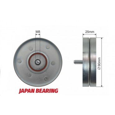 Poulie Galet Courroie Enrouleur Pour Audi A4 A5 Seat Exeo Vw Amarok 06H903341D