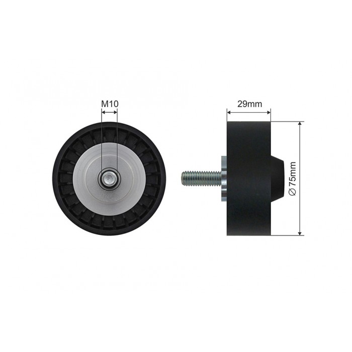 Poulie Galet Courroie Enrouleur Pour Vw Phaeton 3.2 2002-2008 22145276 22145276