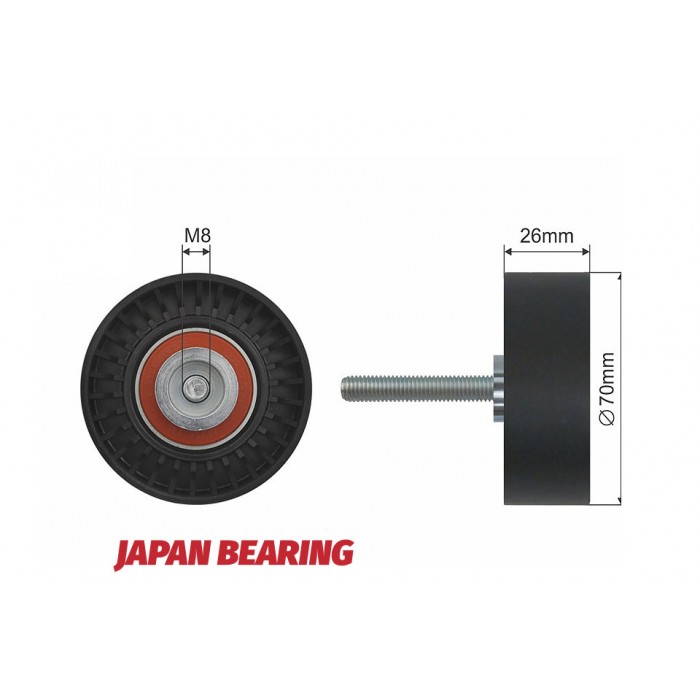 Poulie Galet Courroie Enrouleur Pour Ford Fiesta V Galaxy II Mondeo 1387066