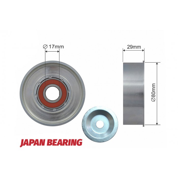 Poulie Galet Courroie Enrouleur Pour Mitsubishi L200 2.5 DI-D 1345A062 1345A009