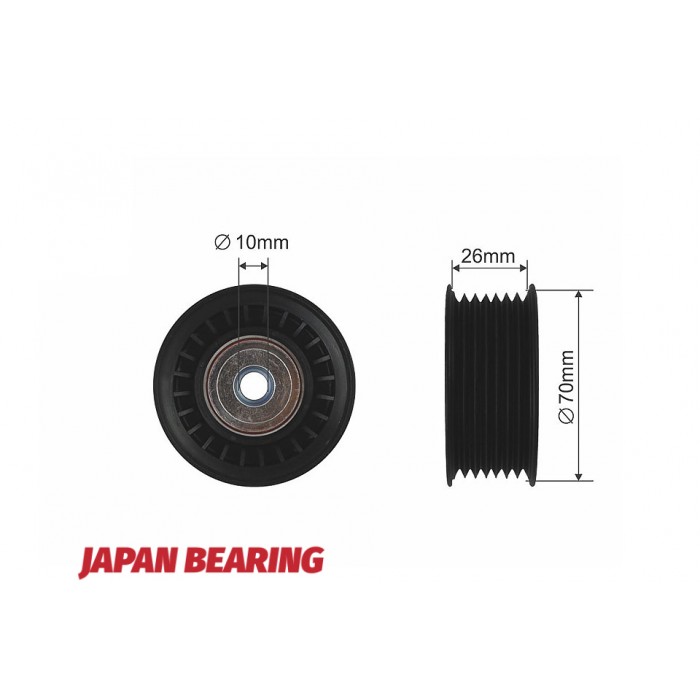 Poulie Galet Courroie Enrouleur Pour Mitsubishi Pajero 3.5 3.8 MD368210