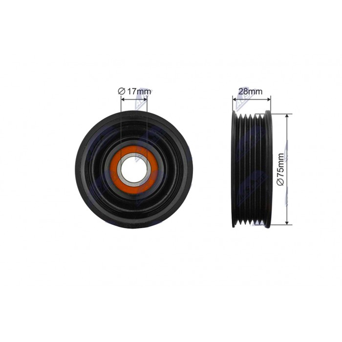 Poulie Galet Courroie Enrouleur Pour Mazda 2 3 Z601-15-940 Z60115940