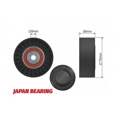 Poulie Galet Courroie Enrouleur Pour Audi A4 A5 A6 A7 A8 Vw Touareg 059903133J