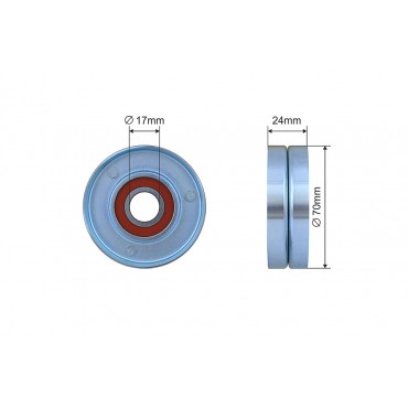 Poulie Galet Courroie Enrouleur Pour Audi A4 A6 A8 3.0 2001-2006 06C903133C