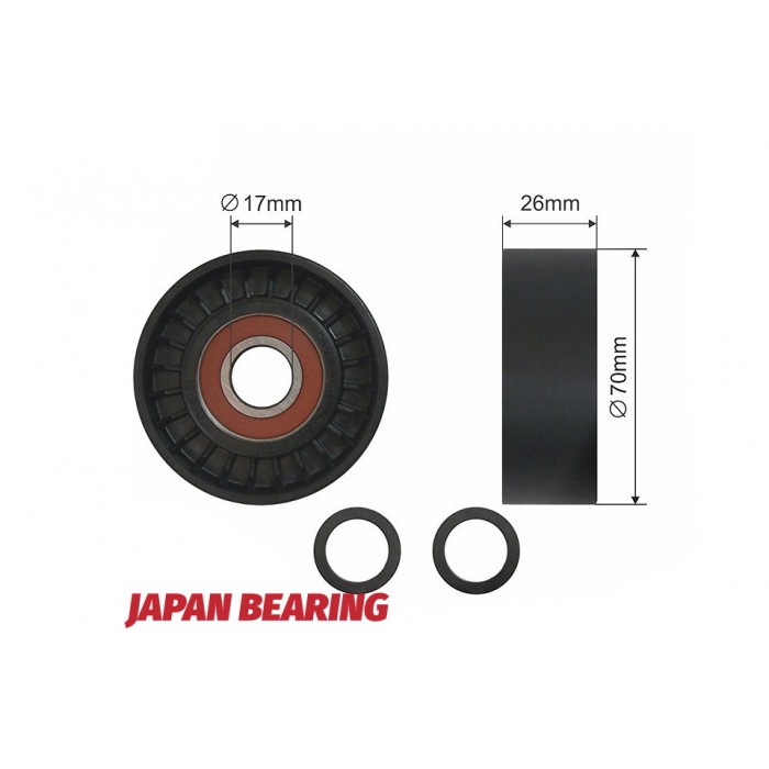 Poulie Galet Courroie Enrouleur Pour Bmw Série 3 E46 5 E60 6 E63 11287807021