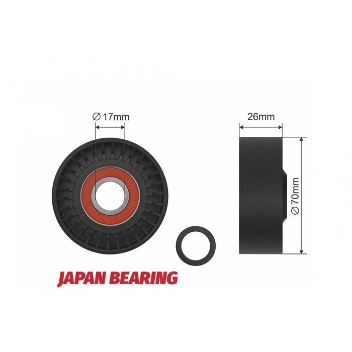 Poulie Galet Courroie Enrouleur Pour Bmw Série 3 E36 5 E39 E60 7 E65 11281748832