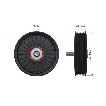 Poulie Galet Courroie Enrouleur Pour Daewoo Kalos Lacetti Nubira Rezzo 96183113